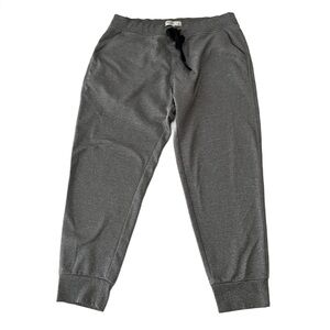 Abercrombie & Fitch Gray Pull On Cropped Drawstrgin Jogger Pants
